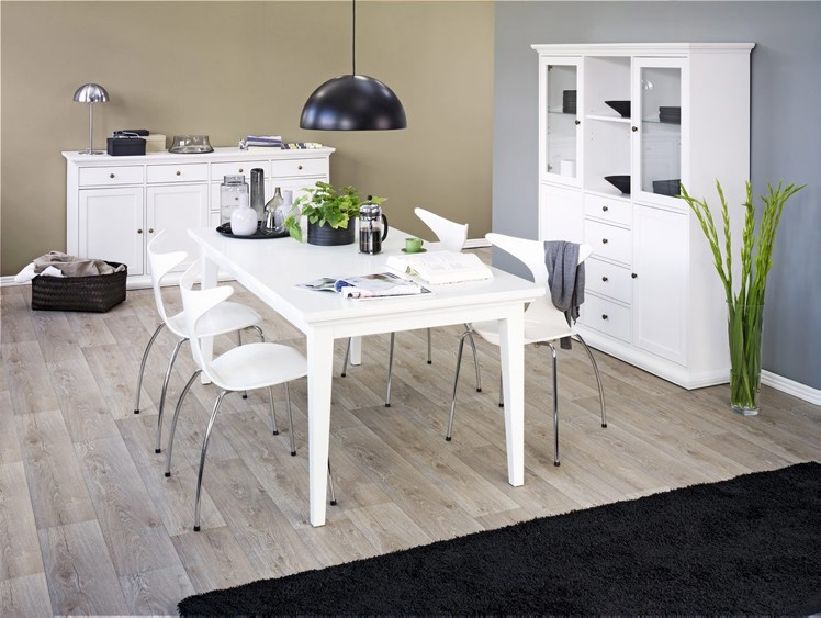 hvid spisebord Danbo Sønderborg